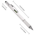 6 In 1 Tool Pen With Ruler Tech Tool Level Gauge Screwdriver