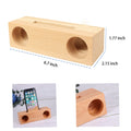Wooden Cell Phone Holders Loudspeaker Desktop