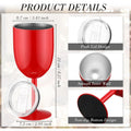 Stainless Steel Wine Glasses Cups