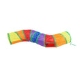 S-Shaped Folded Pet Tube With Interactive Peephole