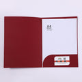 A4 Portable Presentation Kraft Paper Cardboard Folder