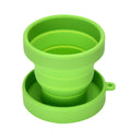 6oz Foldable Silicone Travel Camping Cup with Lid