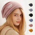 Unisex Warm Fleece Lined Beanie Hat