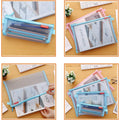 Transparent Mesh Zipper Storage Bag