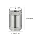 Stainless Steel Seasoning Shaker With Top Rotatable Cover
