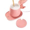 Heated Coaster Set with Mug and Spoon