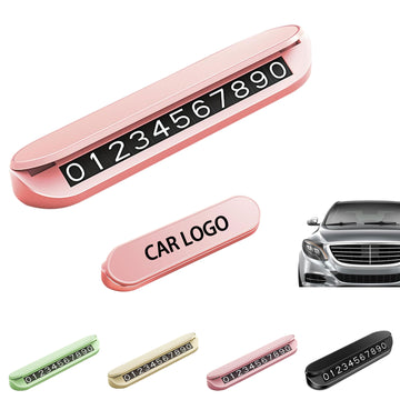 Car Phone Number Temporary Parking Card
