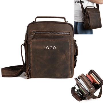 Leather Messenger Bag