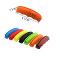 Large Size Anti-Slip Shopping Bags Silicone Handle