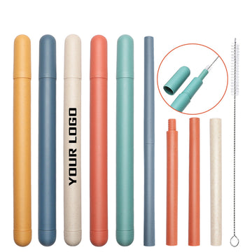 Removable Wheat Straw Straws