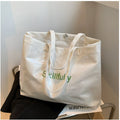 Canvas Bag With Transparent Shell