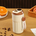 16oz Striped Insulated Coffee Mug