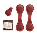 Vintage Pu Leather Bone Shape Magnetic Bookmark