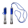5 inch LED Light-Up Black Ink Pen With Necklace
