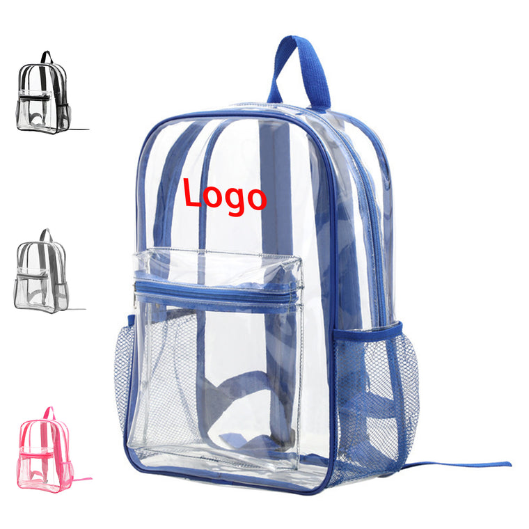 Lightweight Transparent PVC Outdoor Sports Backpack