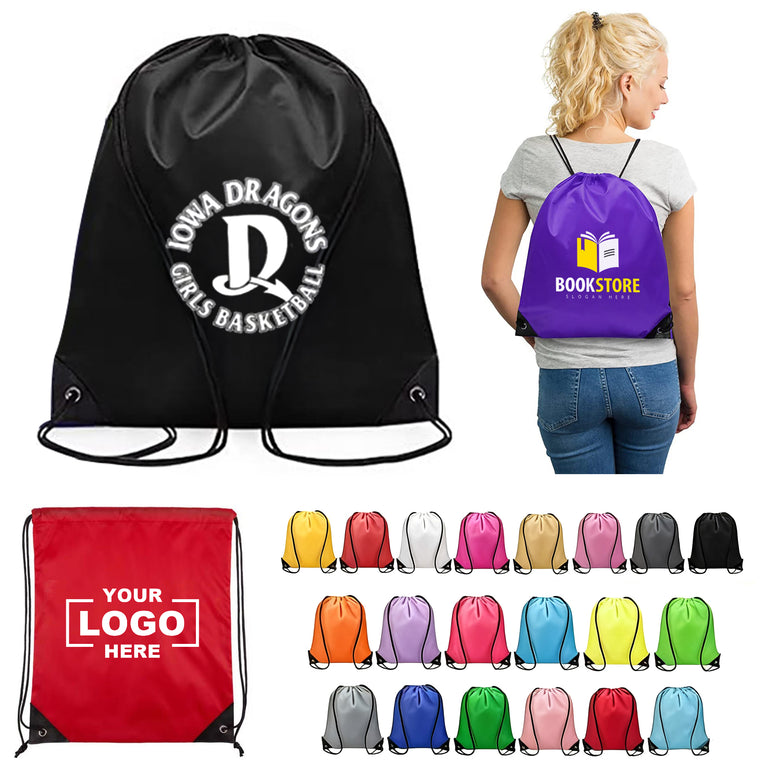 Sports Event Waterproof Drawstring Backpack