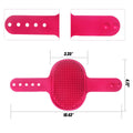Pet Bath Comb Brush With Adjustable Ring Handle