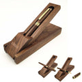 Walnut Fountain Pen Set with Folding Case
