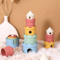Baby Silicone Stacking Cups Toy