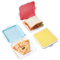 Reusable Silicone Sandwich Storage With Snap-Off Lunch Box