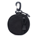 Portable Tactical Round Wallet with Carabiner