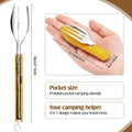 4-in-1 Portable Stainless Steel Cutlery