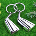 Metal Golf Club Keychain Pendant