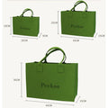 Customizable Large Capacity Felt Tote Bag