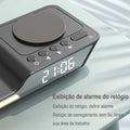 Home Dual Cell Phone Wireless Charging With Digital Clock