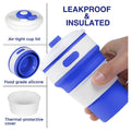 12 Oz Silicone Collapsible Travel Cup