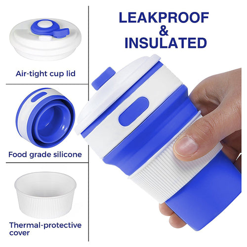 12 Oz Silicone Collapsible Travel Cup