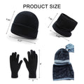 Winter Hat Scarf Gloves Set