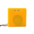 Square Measuring Tape Keychain With Level