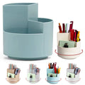 Desk 3 Slots 360-Degree Spinning Pencil Pen Holder