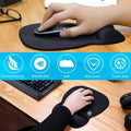Ergonomic Mouse Pad With Gel Wrist Rest
