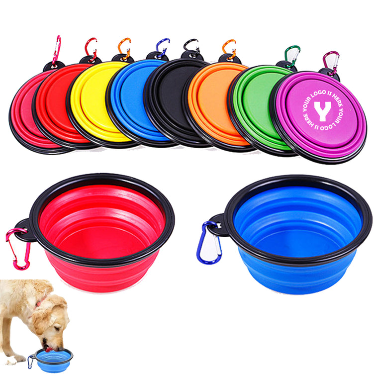 35 Oz Dog Pet Folding Silicone Bowl