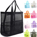 Foldable Large Capacity Storage Tote Beach Mesh Bag