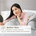 Satin Pillowcase For Hair And Skin Set Of 2