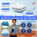 Portable Silicone Set Cooling Towels