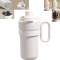 Stainless Steel Insulated Tumbler With Straw And Handle