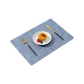 Double-Sided Fabric-Textured Leather Placemat