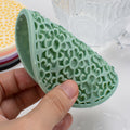 Cute Grooved Round Silicone Drink Coasters