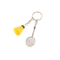Badminton Keychain Pendant
