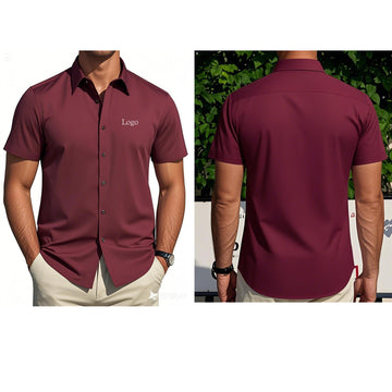 Men'S Short Sleeve Button Down Shirts
