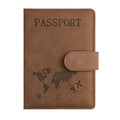 PU Leather Rfid-Blocking Passport Cover