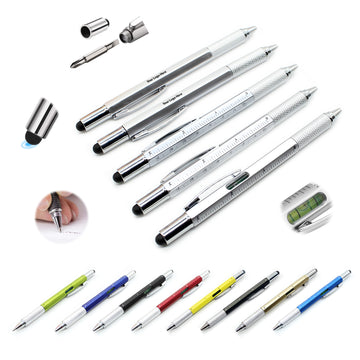 6 in 1 Multi functional Tech-Tool Ballpoint Pen