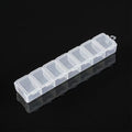 Seven-Compartment Transparent Pill Case