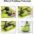 Collapsible Wheeled Shopping Cart