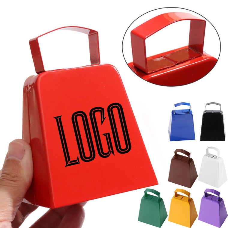 4'' Tall Metal Cow Bell Noisemaker