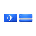 Airplane Aluminum Luggage Tag